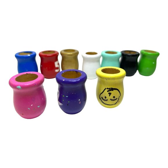 Wooden Nesting Peg Cups and Dolls - Picture 4 of 4